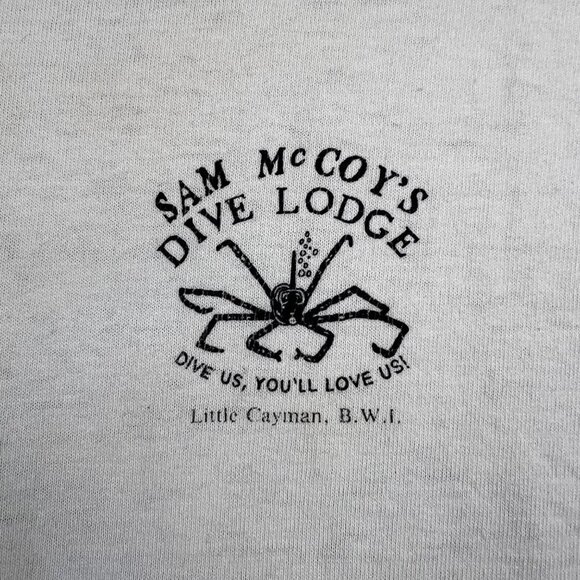 Vintage Cayman Islands Ocean Travel Turtle Fish  Graphic Tee size XL - Picture 7 of 10